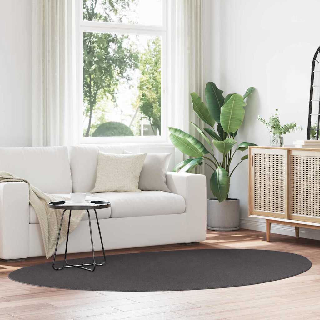 Vloerkleden HUARTE Antraciet 160 x 230 cm Polyester is nu te koop bij PeponiXL, paradijselijk wonen!