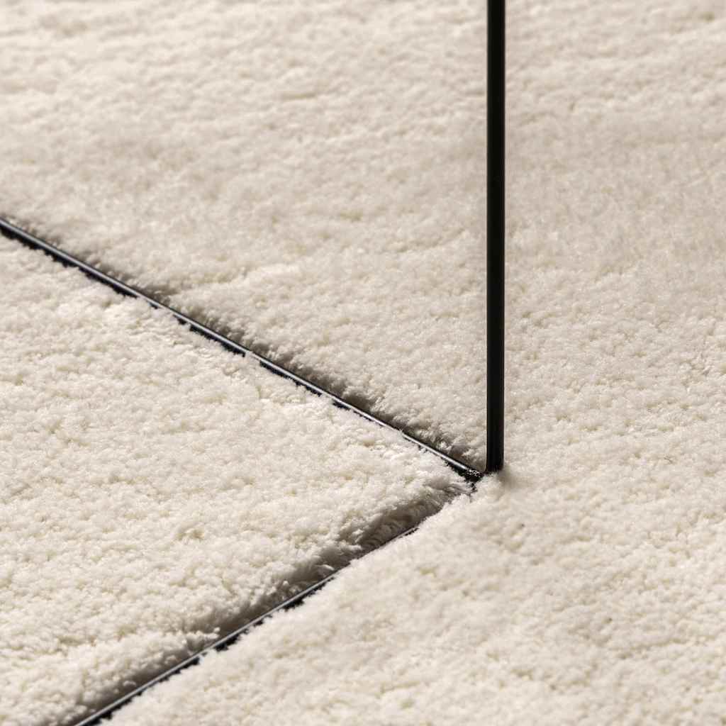 Vloerkleden HUARTE Beige 120 x 170 cm Polyester is nu te koop bij PeponiXL, paradijselijk wonen!