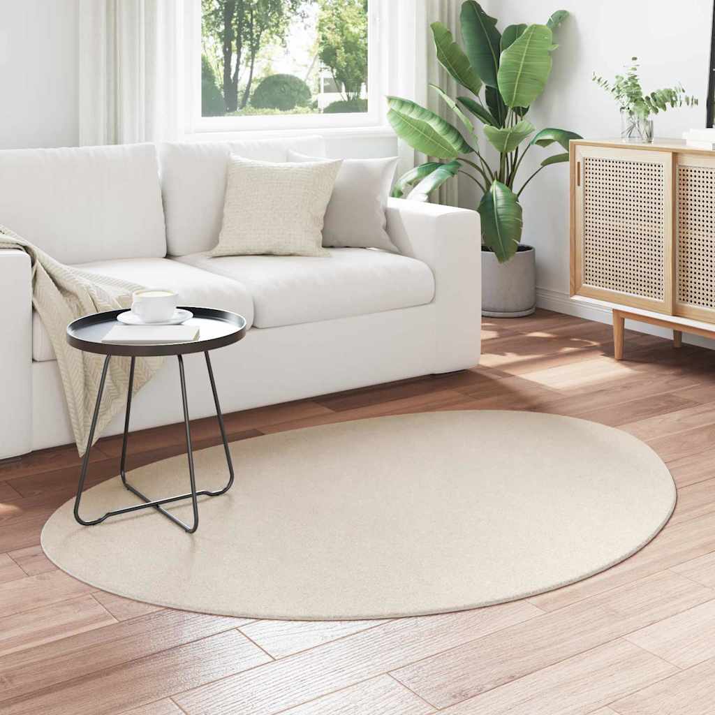 Vloerkleden HUARTE Beige 120 x 170 cm Polyester is nu te koop bij PeponiXL, paradijselijk wonen!