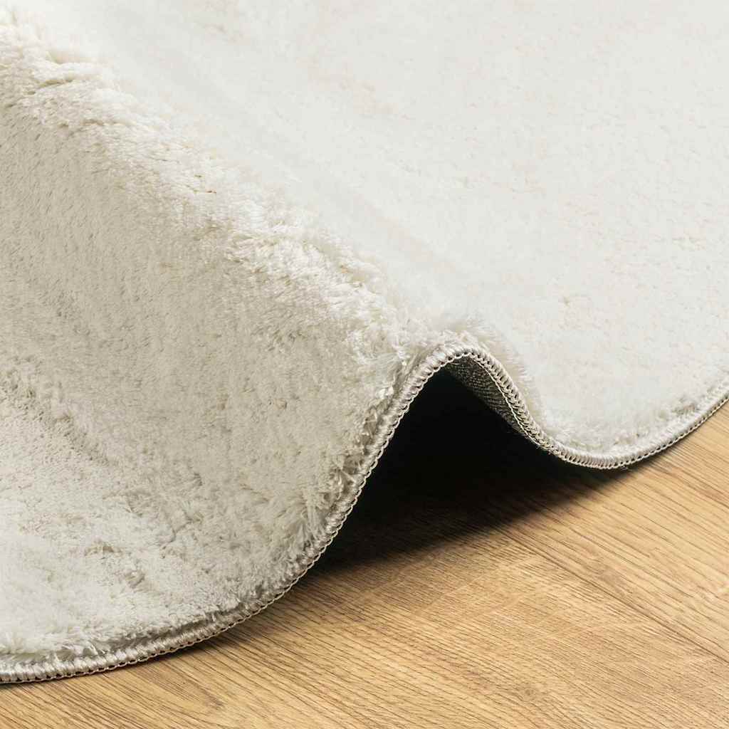 Vloerkleden HUARTE Crème 100 x 200 cm Polyester is nu te koop bij PeponiXL, paradijselijk wonen!