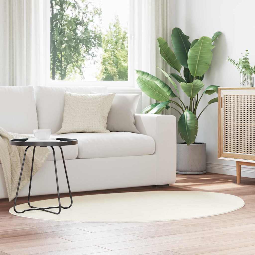 Vloerkleden HUARTE Crème 100 x 200 cm Polyester is nu te koop bij PeponiXL, paradijselijk wonen!