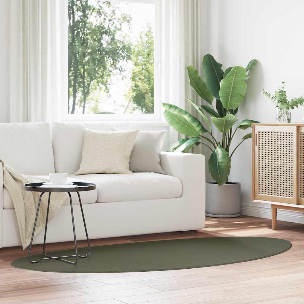 Vloerkleden HUARTE Bosgroen 100 x 200 cm Polyester is nu te koop bij PeponiXL, paradijselijk wonen!