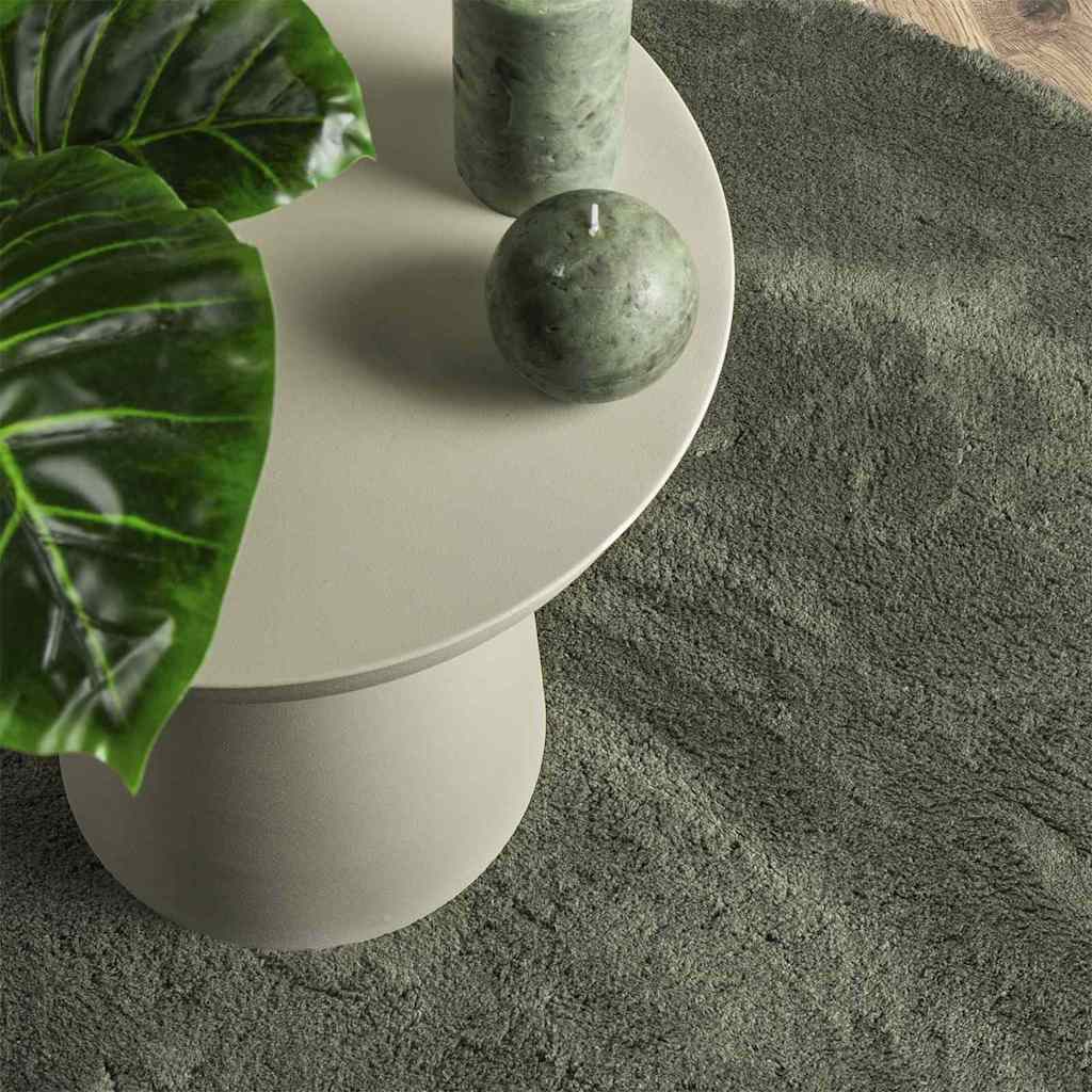 Vloerkleden HUARTE Bosgroen 140 x 200 cm Polyester is nu te koop bij PeponiXL, paradijselijk wonen!