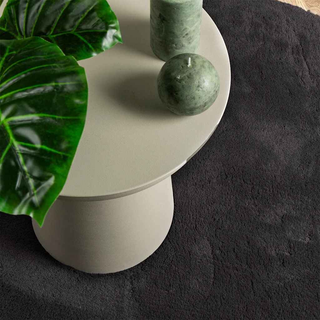 Vloerkleden HUARTE Zwart 140 x 200 cm Polyester is nu te koop bij PeponiXL, paradijselijk wonen!