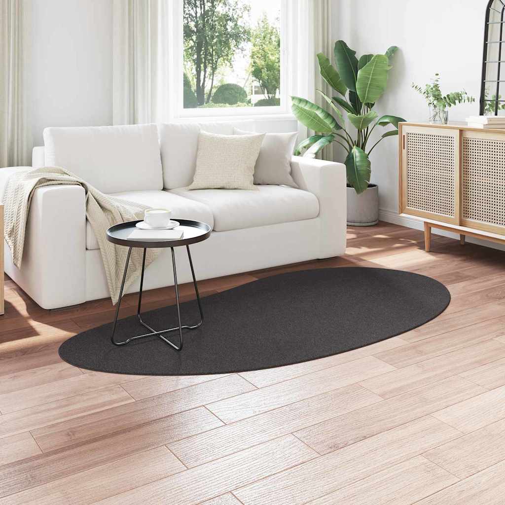 Vloerkleden HUARTE Antraciet 100 x 200 cm Polyester is nu te koop bij PeponiXL, paradijselijk wonen!