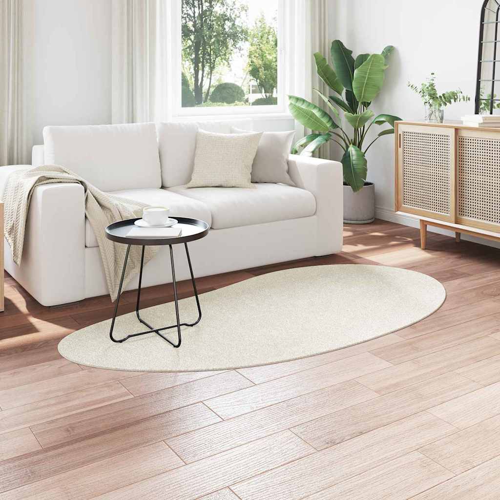 Vloerkleden HUARTE Crème 100 x 200 cm Polyester is nu te koop bij PeponiXL, paradijselijk wonen!