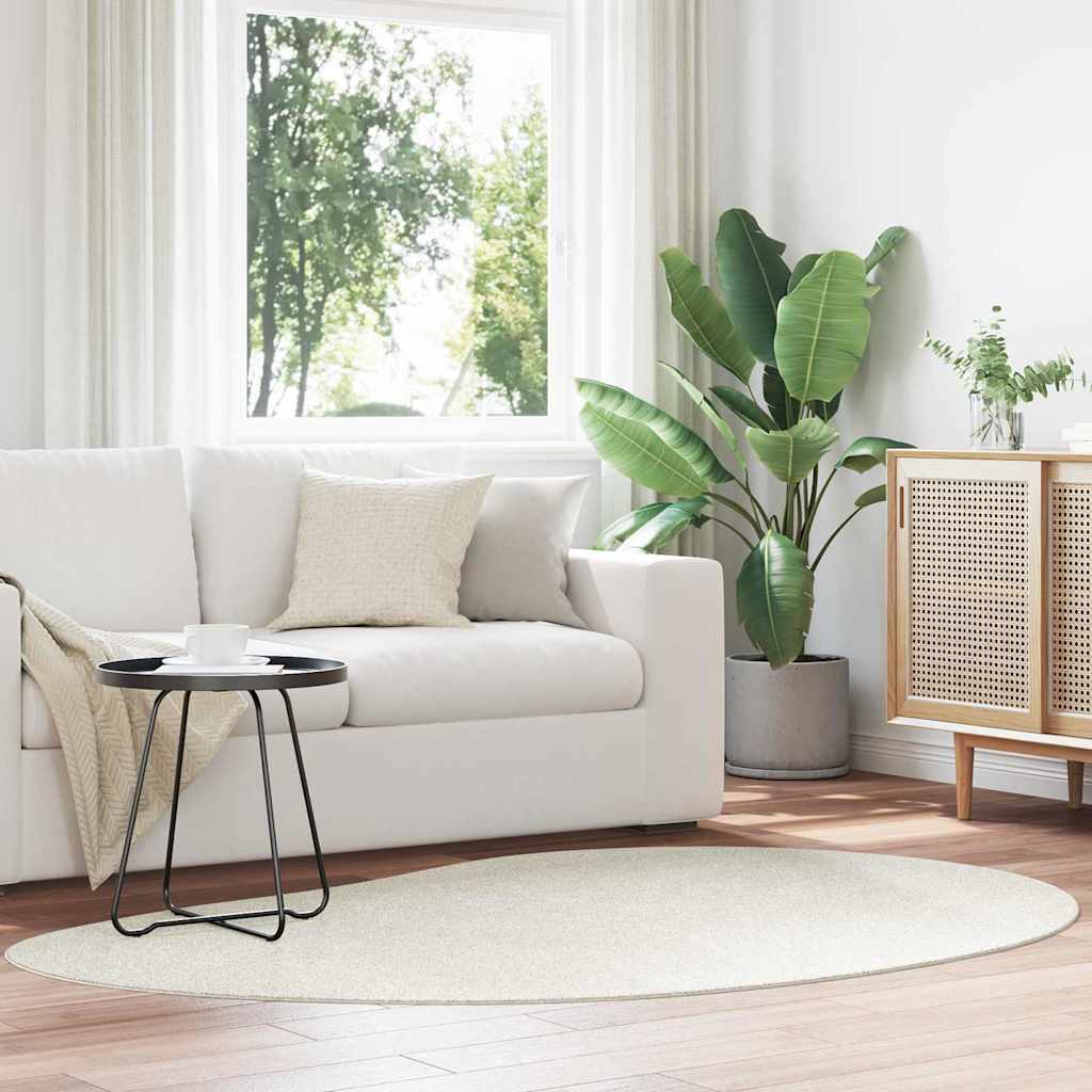 Vloerkleden HUARTE Crème 140 x 200 cm Polyester is nu te koop bij PeponiXL, paradijselijk wonen!