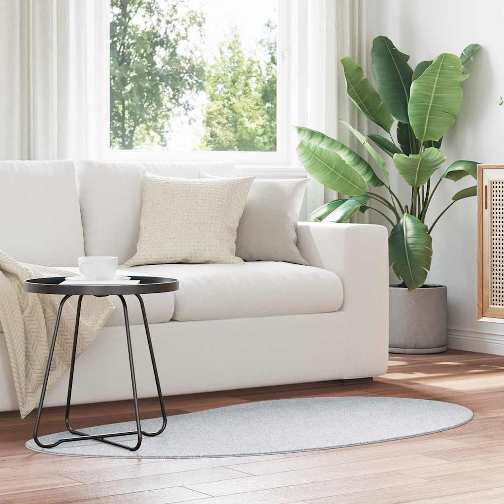 Vloerkleden HUARTE Grijs 80 x 150 cm Polyester is nu te koop bij PeponiXL, paradijselijk wonen!
