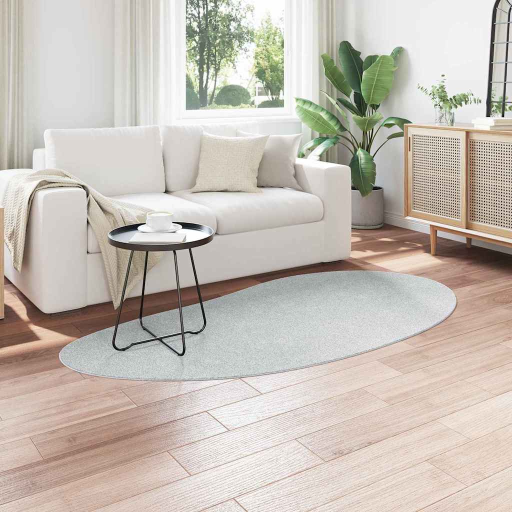 Vloerkleden HUARTE Grijs 100 x 200 cm Polyester is nu te koop bij PeponiXL, paradijselijk wonen!