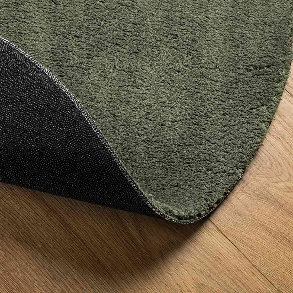 Vloerkleden HUARTE Bosgroen 100 x 200 cm Polyester is nu te koop bij PeponiXL, paradijselijk wonen!