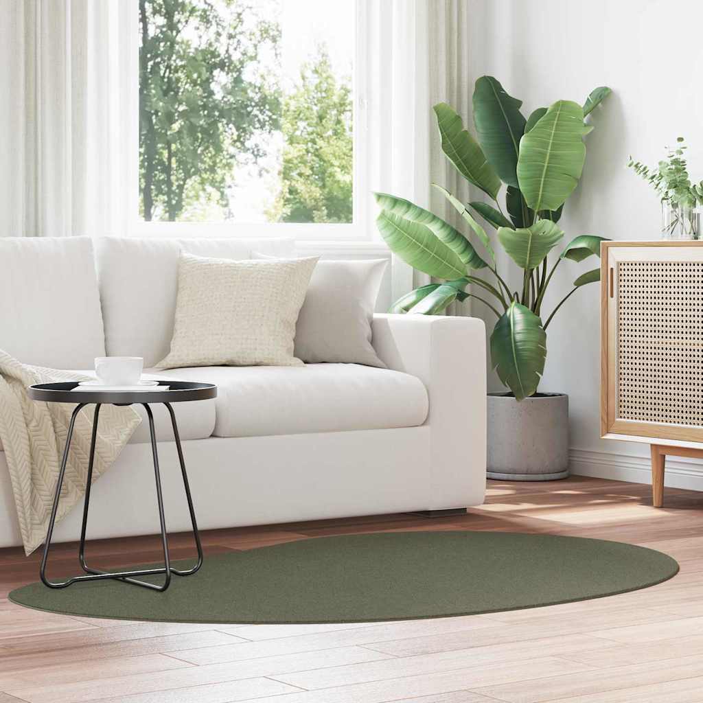 Vloerkleden HUARTE Bosgroen 120 x 170 cm Polyester