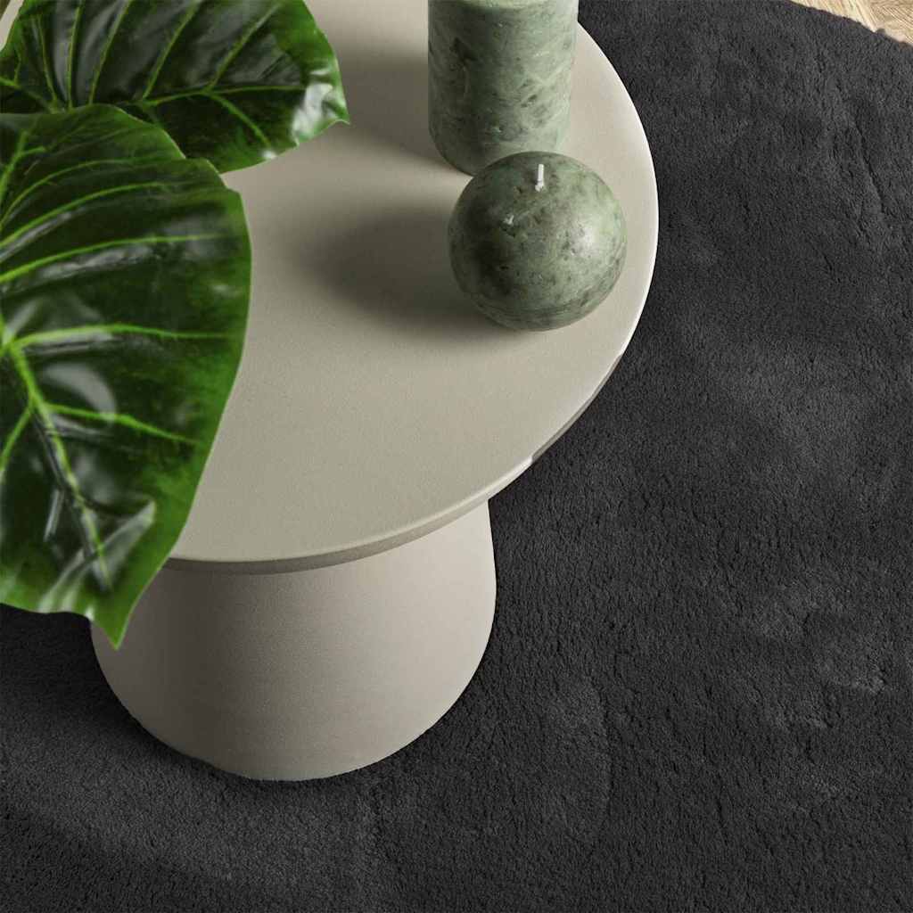 Vloerkleden HUARTE Zwart 120 x 170 cm Polyester is nu te koop bij PeponiXL, paradijselijk wonen!