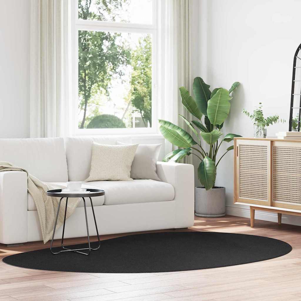 Vloerkleden HUARTE Zwart 160 x 230 cm Polyester is nu te koop bij PeponiXL, paradijselijk wonen!
