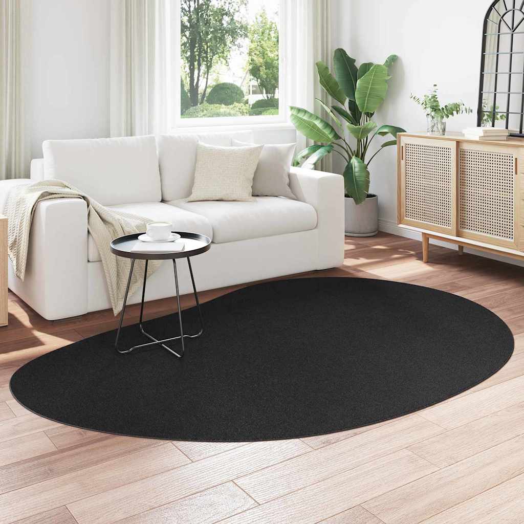 Vloerkleden HUARTE Zwart 160 x 230 cm Polyester is nu te koop bij PeponiXL, paradijselijk wonen!