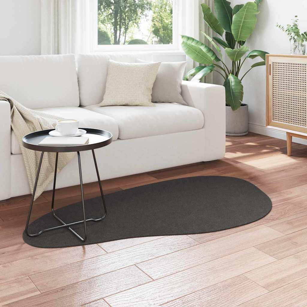 Vloerkleden HUARTE Antraciet 80 x 150 cm Polyester is nu te koop bij PeponiXL, paradijselijk wonen!