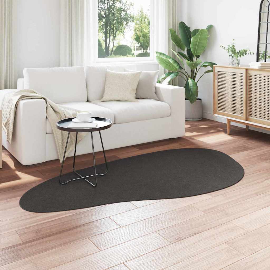 Vloerkleden HUARTE Antraciet 100 x 200 cm Polyester is nu te koop bij PeponiXL, paradijselijk wonen!
