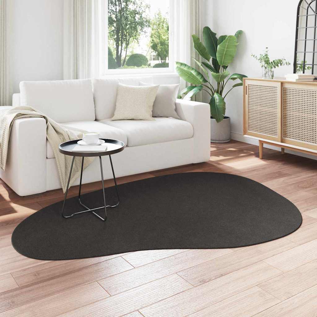 Vloerkleden HUARTE Antraciet 140 x 200 cm Polyester is nu te koop bij PeponiXL, paradijselijk wonen!
