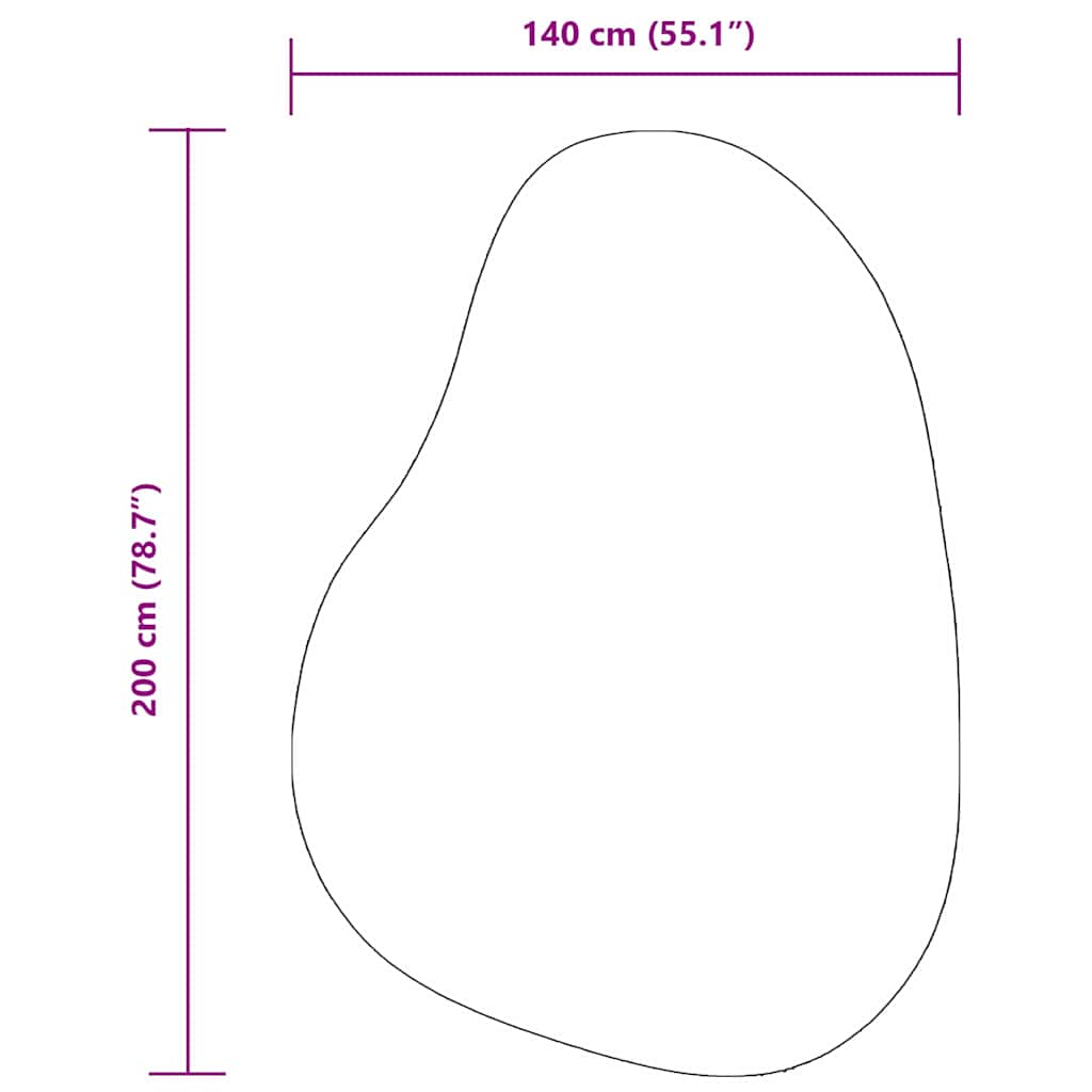 Vloerkleden HUARTE Antraciet 140 x 200 cm Polyester is nu te koop bij PeponiXL, paradijselijk wonen!