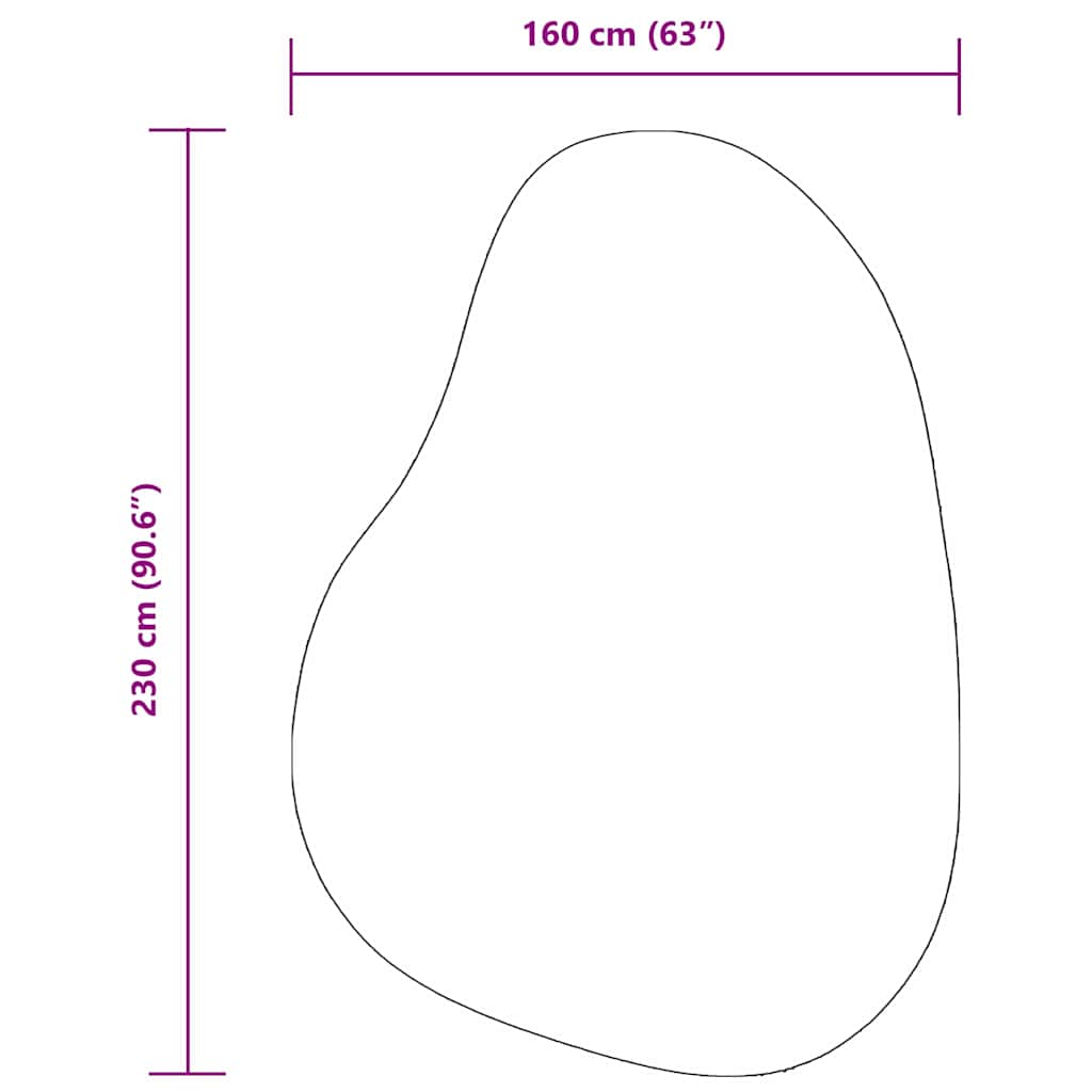 Vloerkleden HUARTE Antraciet 160 x 230 cm Polyester is nu te koop bij PeponiXL, paradijselijk wonen!