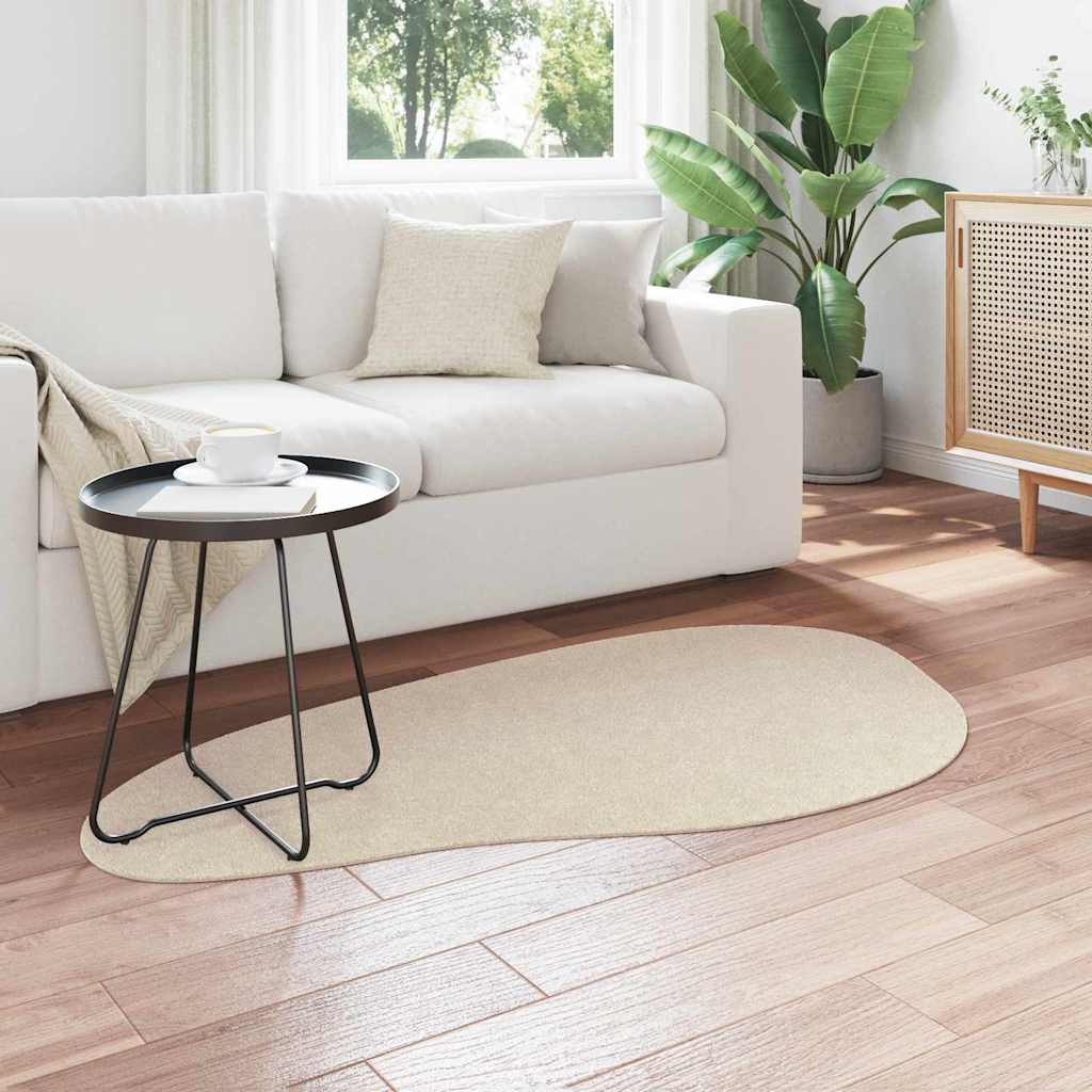 Vloerkleden HUARTE Beige 80 x 150 cm Polyester is nu te koop bij PeponiXL, paradijselijk wonen!