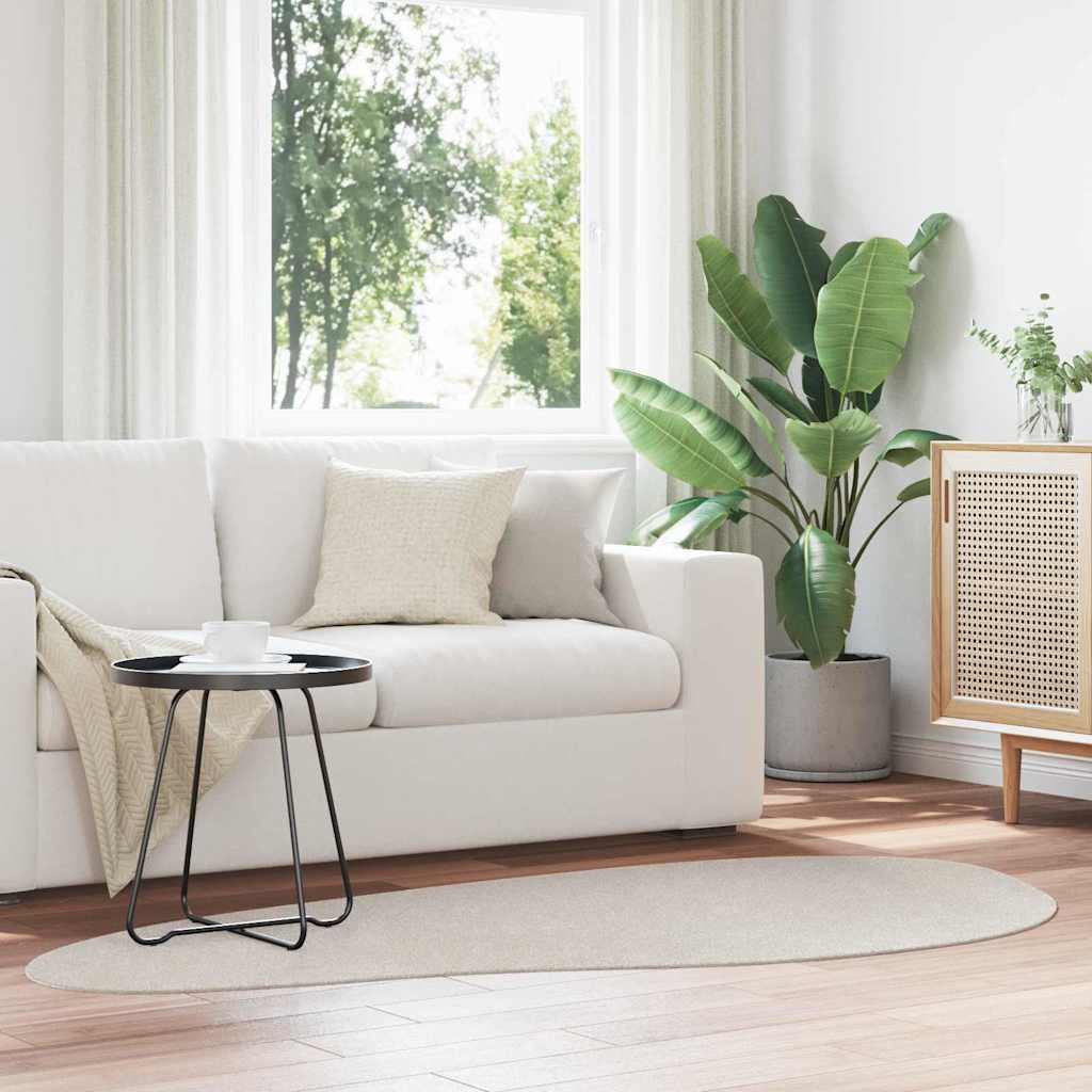 Vloerkleden HUARTE Zand 100 x 200 cm Polyester is nu te koop bij PeponiXL, paradijselijk wonen!