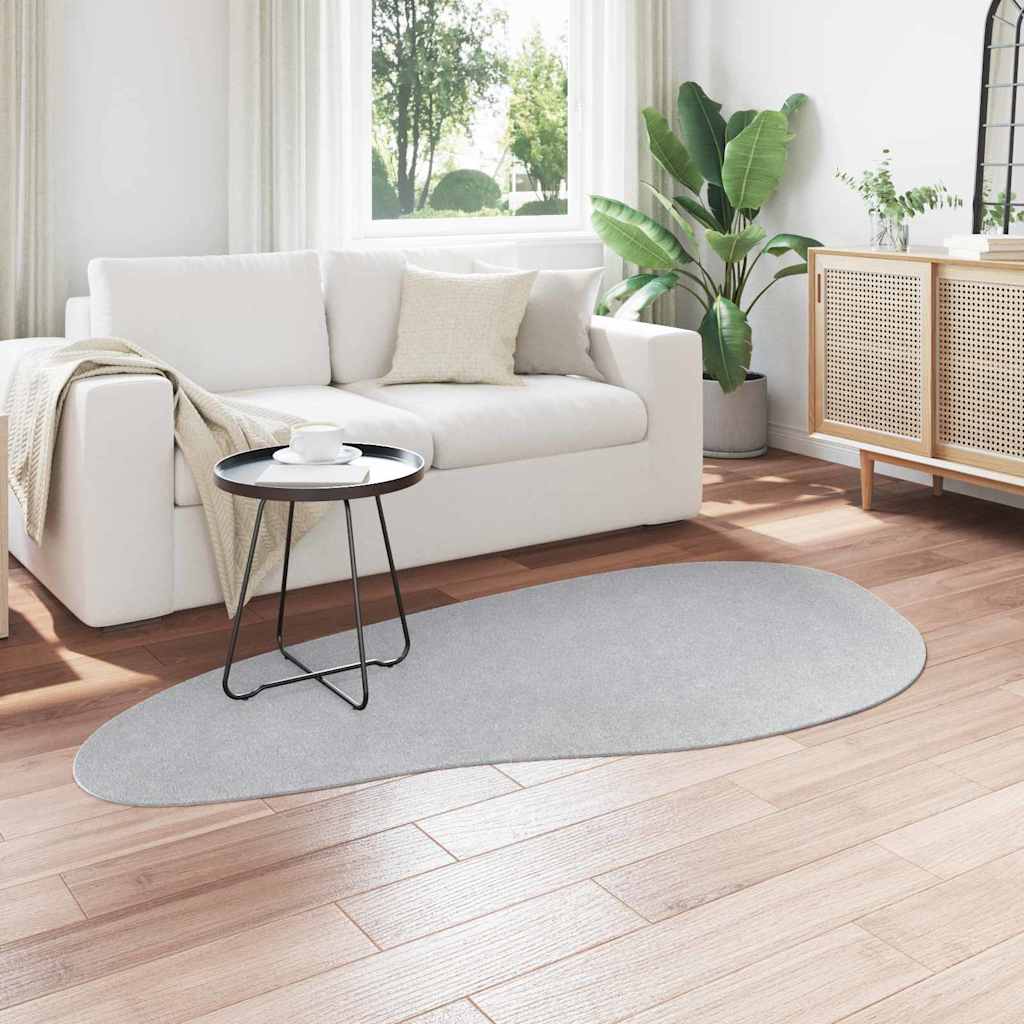 Vloerkleden HUARTE Grijs 100 x 200 cm Polyester is nu te koop bij PeponiXL, paradijselijk wonen!