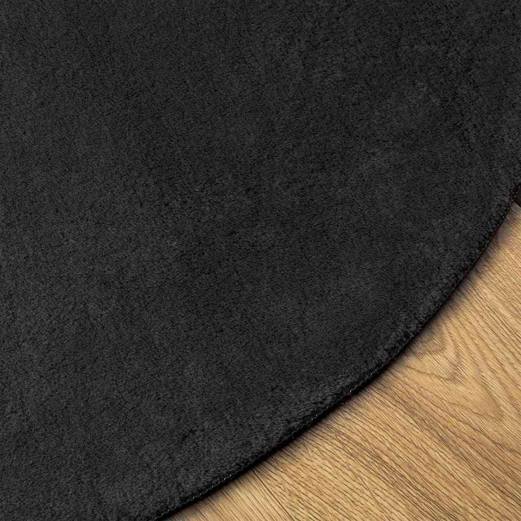 Vloerkleden HUARTE Zwart 100 x 200 cm Polyester is nu te koop bij PeponiXL, paradijselijk wonen!