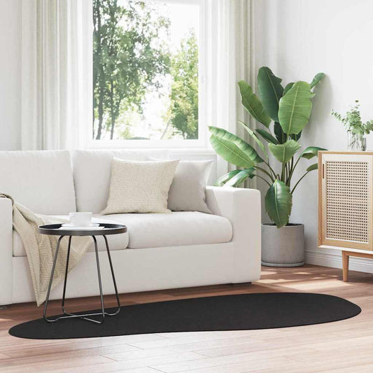 Vloerkleden HUARTE Zwart 100 x 200 cm Polyester is nu te koop bij PeponiXL, paradijselijk wonen!