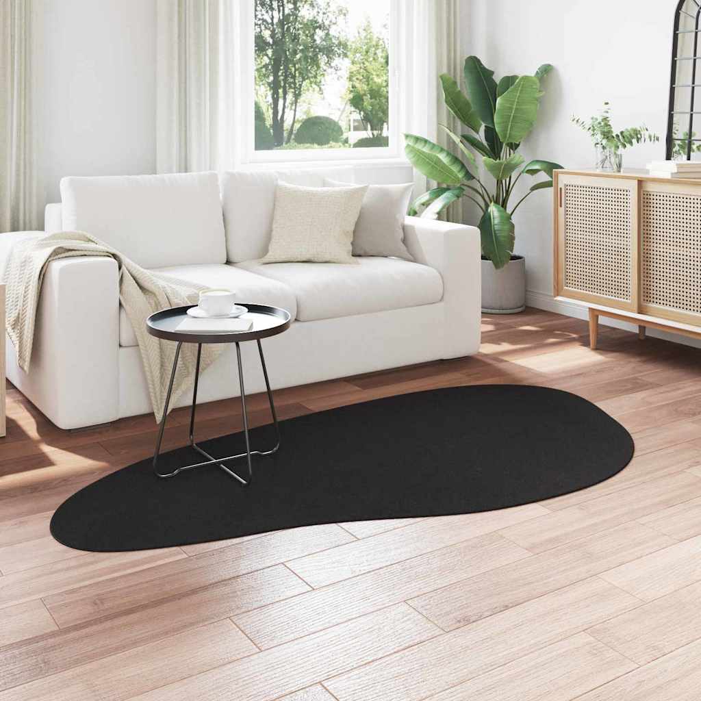 Vloerkleden HUARTE Zwart 100 x 200 cm Polyester is nu te koop bij PeponiXL, paradijselijk wonen!