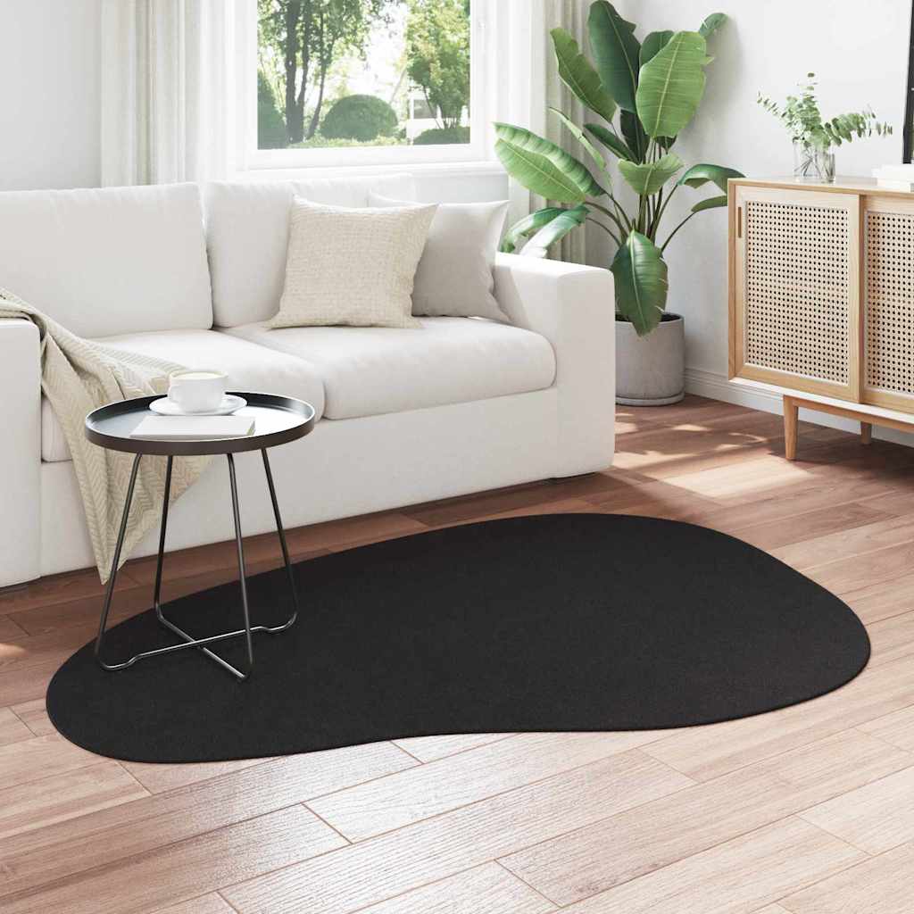 Vloerkleden HUARTE Zwart 120 x 170 cm Polyester is nu te koop bij PeponiXL, paradijselijk wonen!