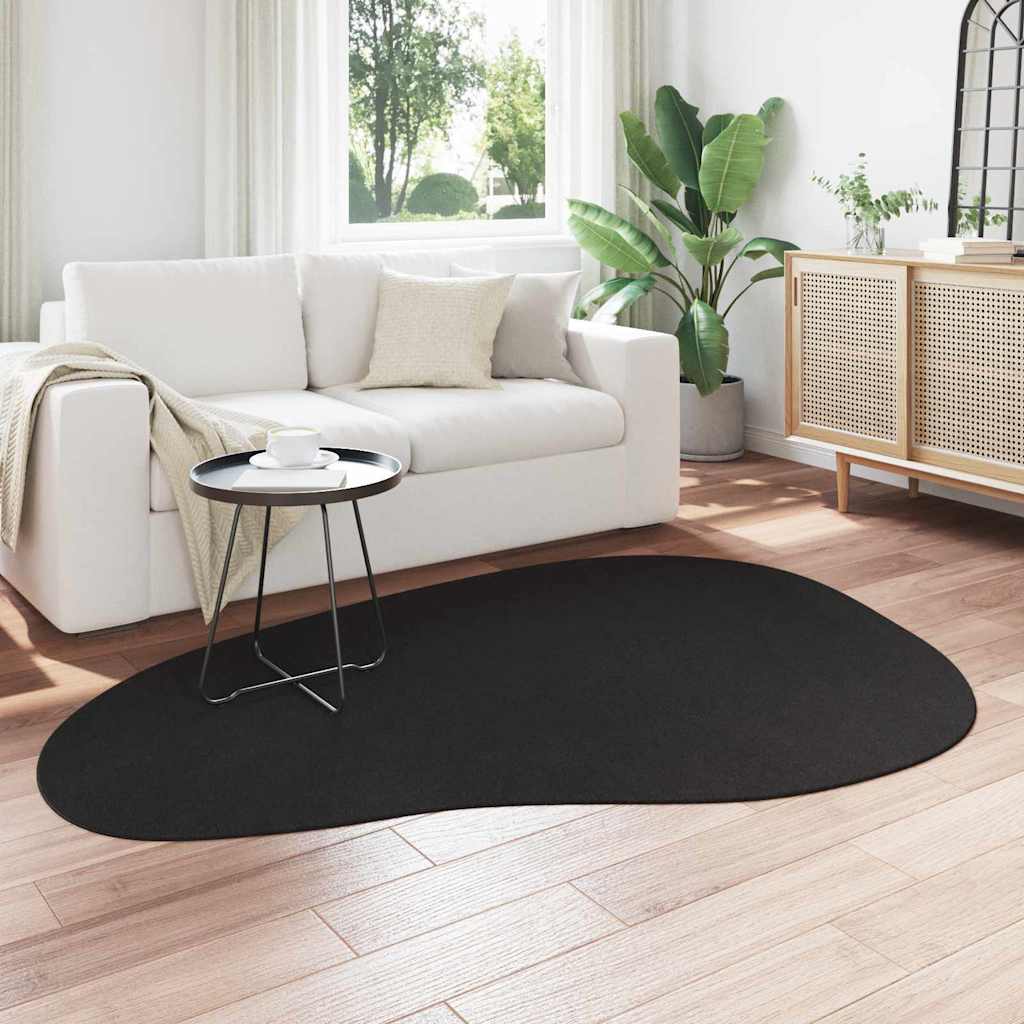 Vloerkleden HUARTE Zwart 140 x 200 cm Polyester is nu te koop bij PeponiXL, paradijselijk wonen!
