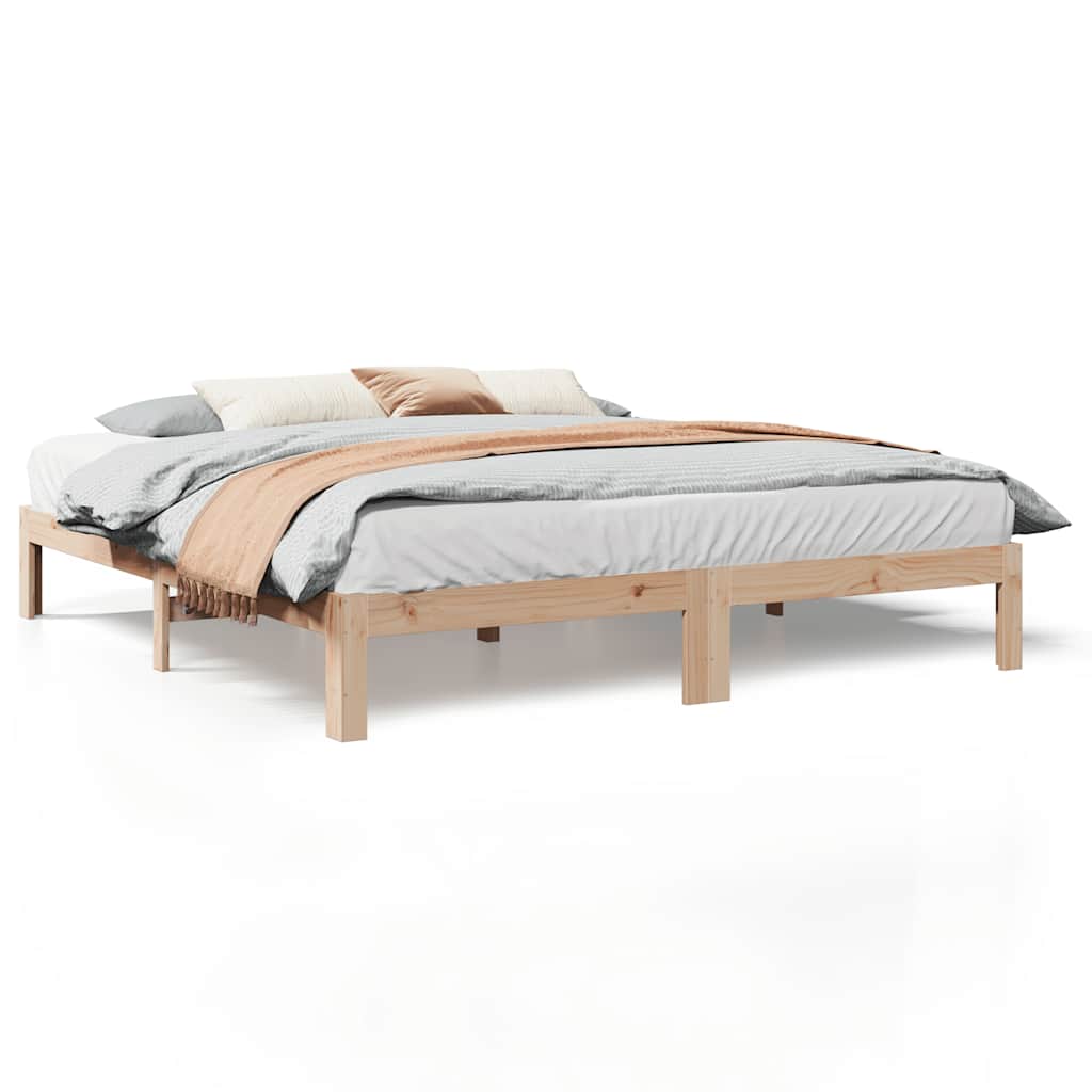 Bedframe zonder matras massief grenenhout 180x200 cm is nu te koop bij PeponiXL, paradijselijk wonen!