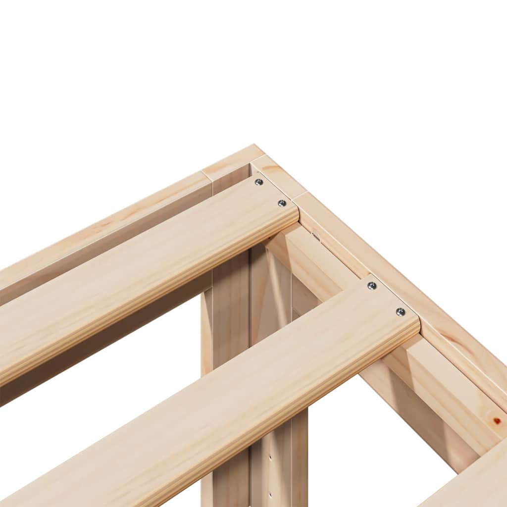 Bedframe zonder matras massief grenenhout 180x200 cm is nu te koop bij PeponiXL, paradijselijk wonen!