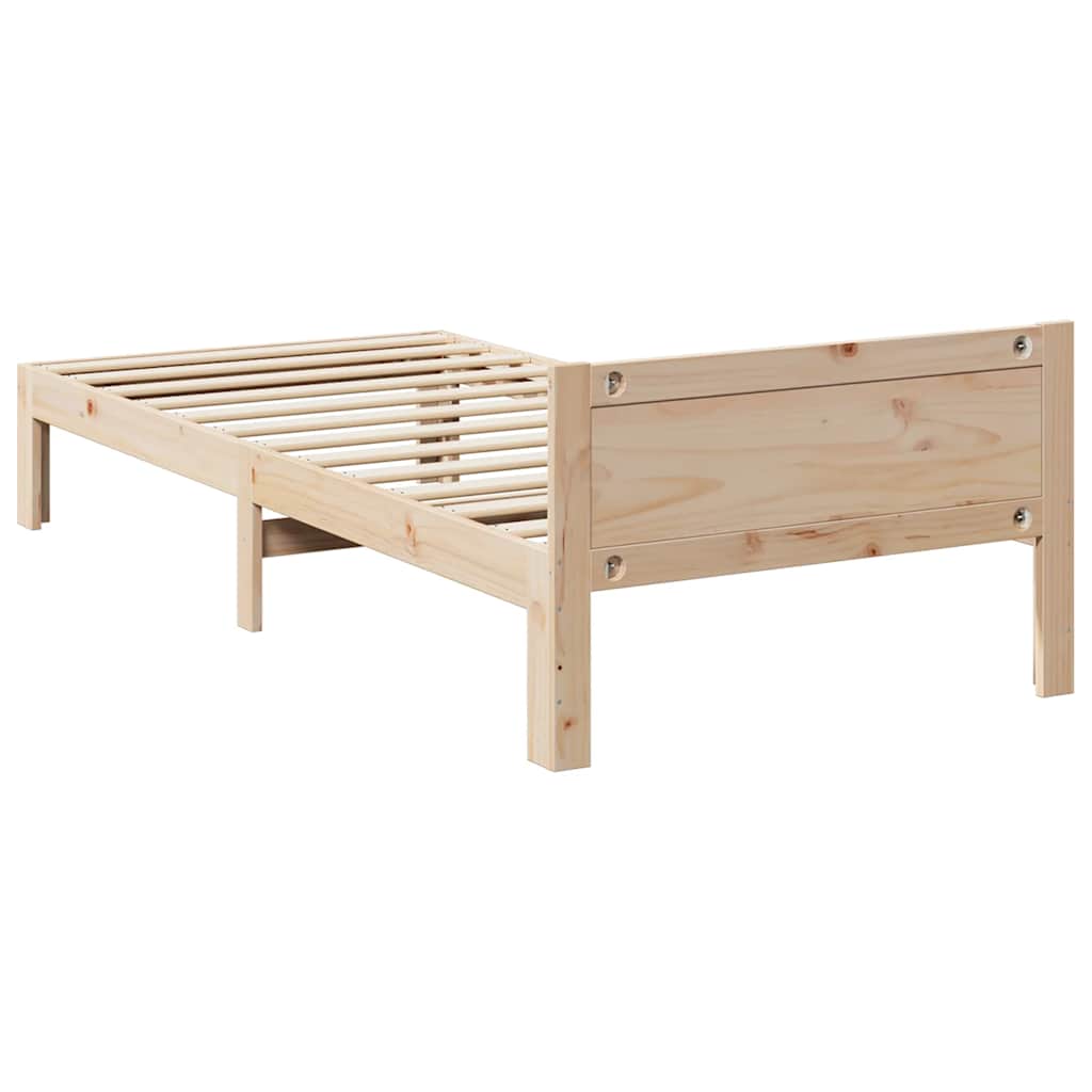 Bedframe zonder matras massief grenenhout 90x200 cm is nu te koop bij PeponiXL, paradijselijk wonen!