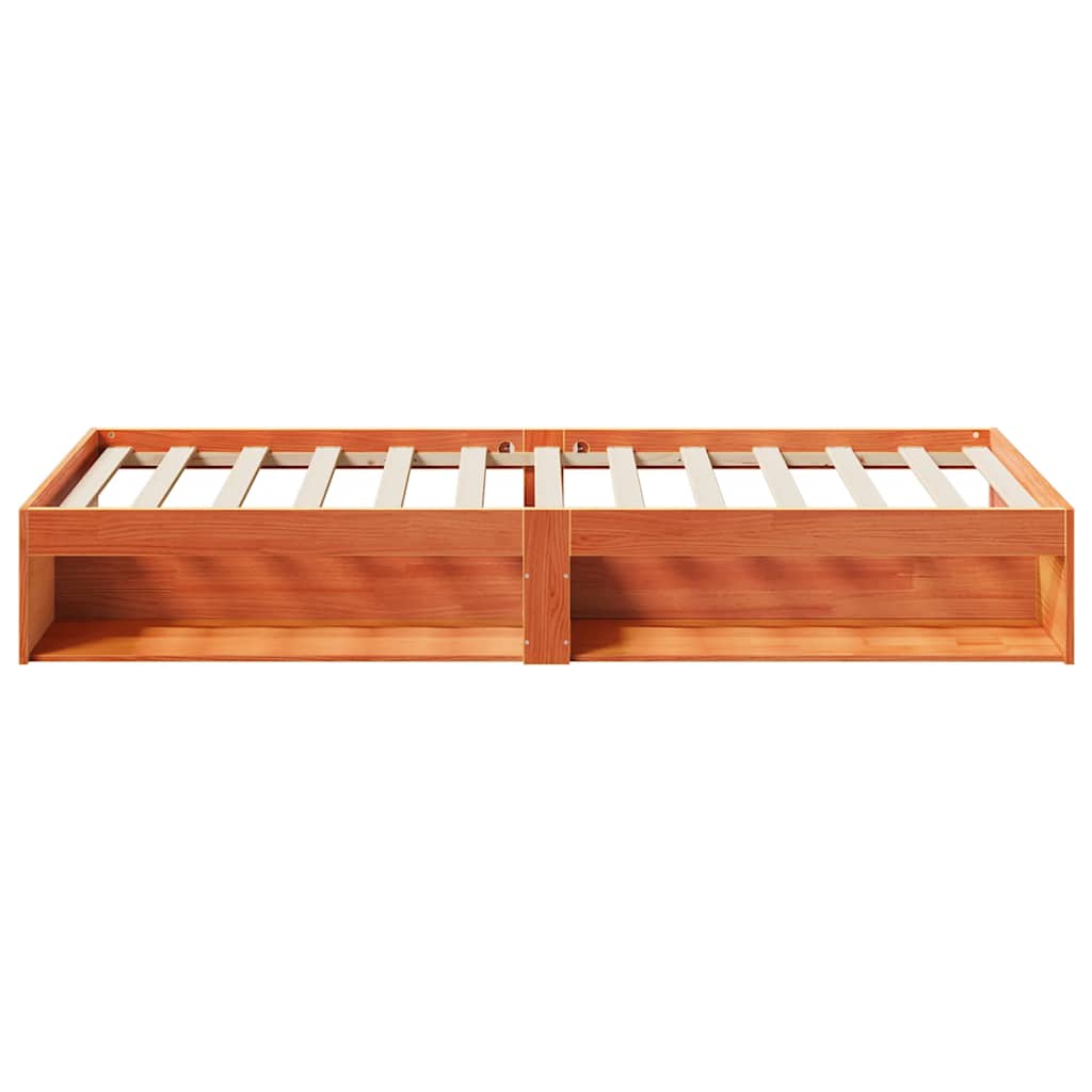 Bedbank zonder matras wasbruin 75x190 cm massief grenenhout is nu te koop bij PeponiXL, paradijselijk wonen!