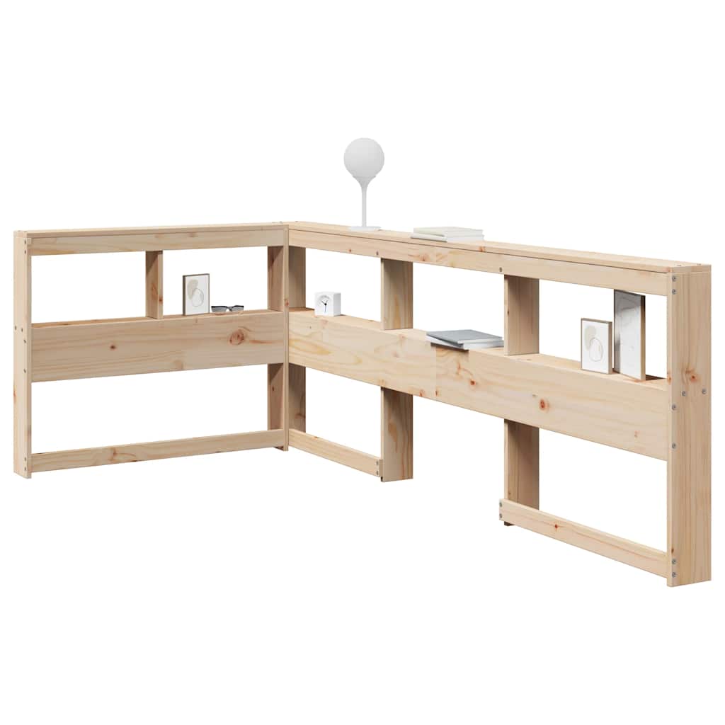 Boekenkast Hoofdeinde L-vormig 80 cm massief grenenhout is nu te koop bij PeponiXL, paradijselijk wonen!