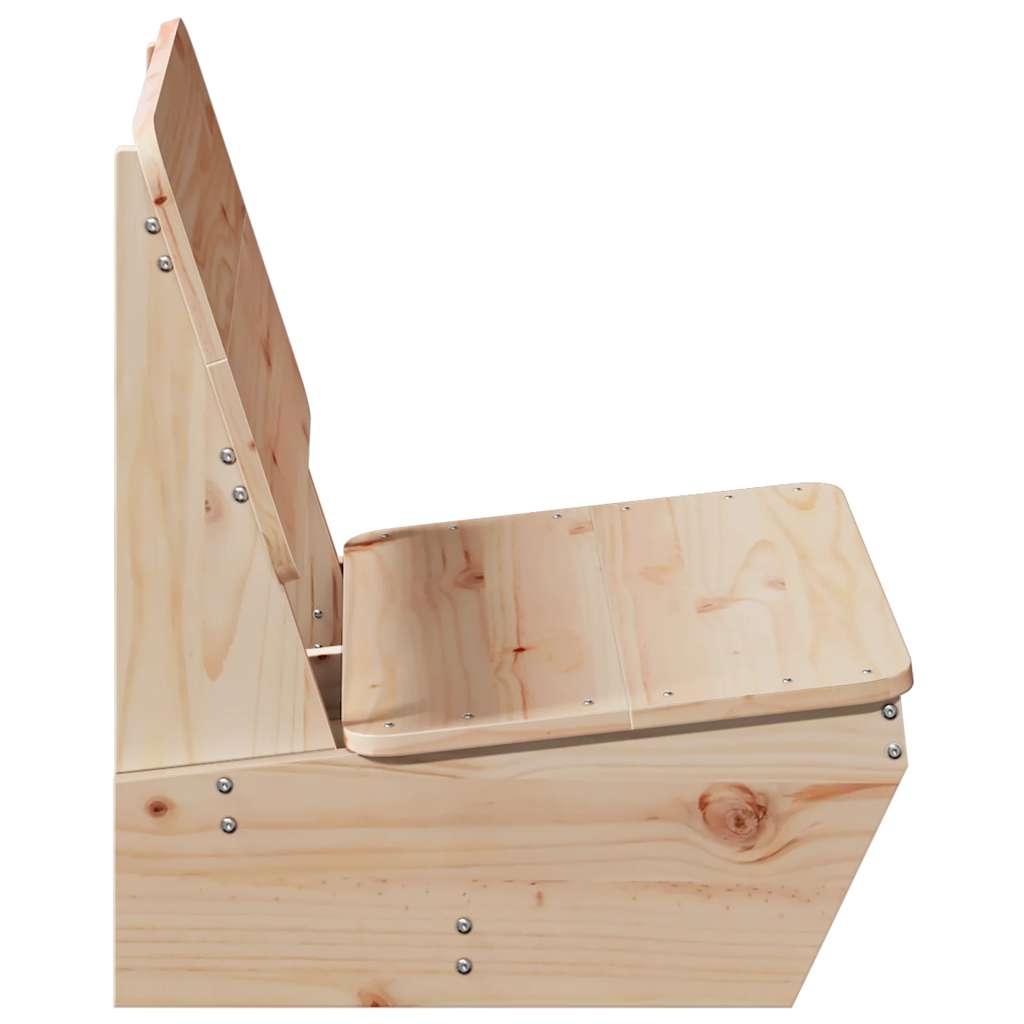 Tuinstoel 60x64x70,5 cm massief grenenhout is nu te koop bij PeponiXL, paradijselijk wonen!