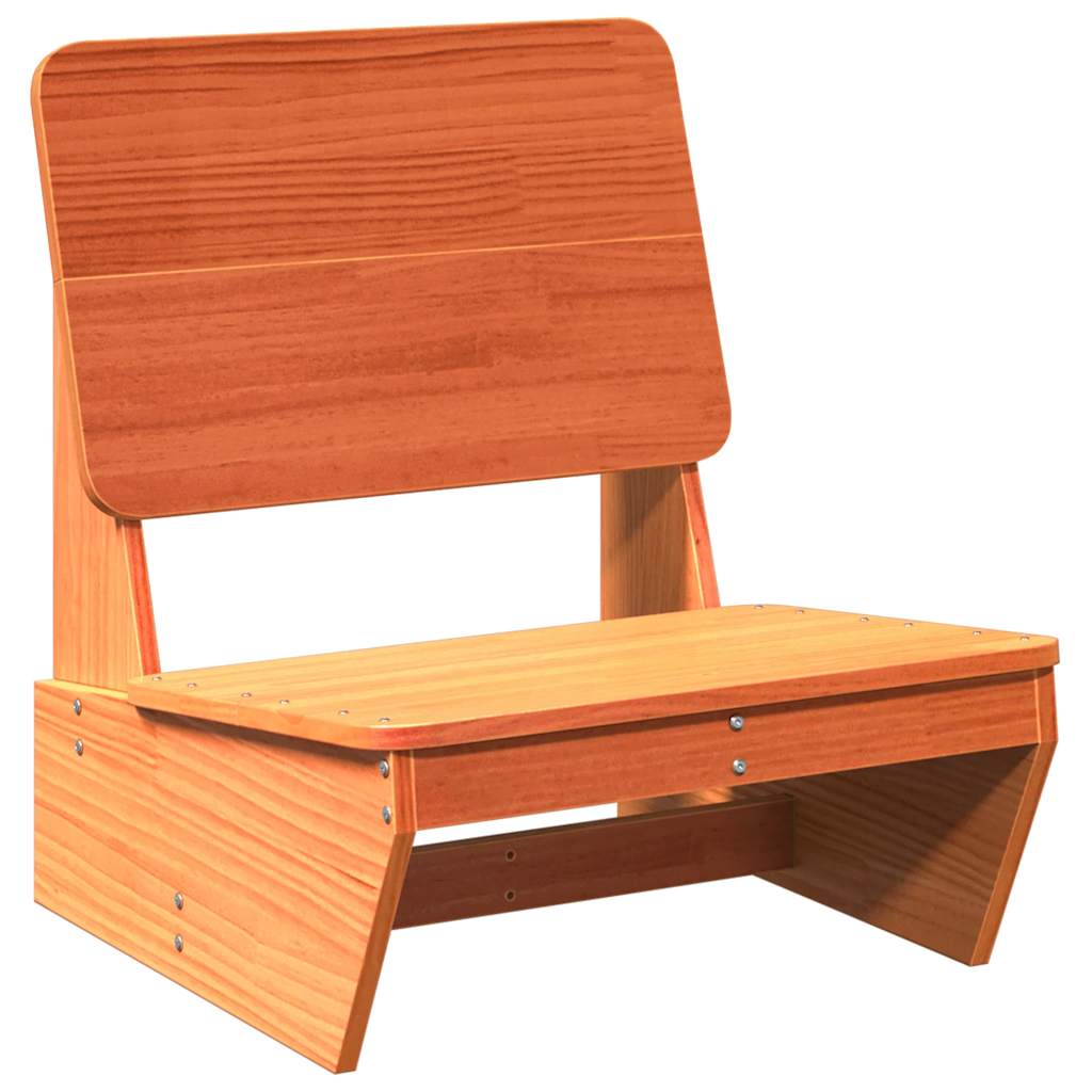 Tuinstoel 60x64x70,5 cm massief grenenhout wasbruin is nu te koop bij PeponiXL, paradijselijk wonen!