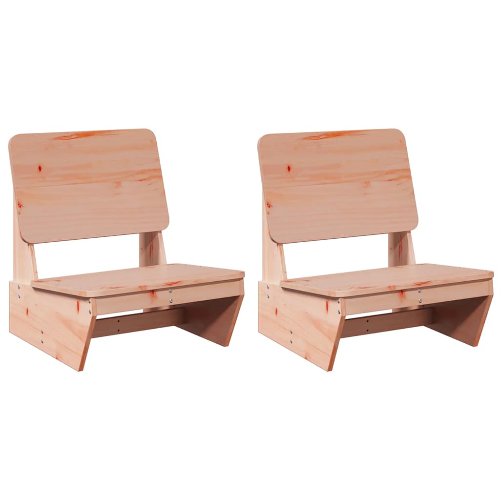 Tuinstoelen 2 st 60x64x70,5 cm massief douglashout is nu te koop bij PeponiXL, paradijselijk wonen!