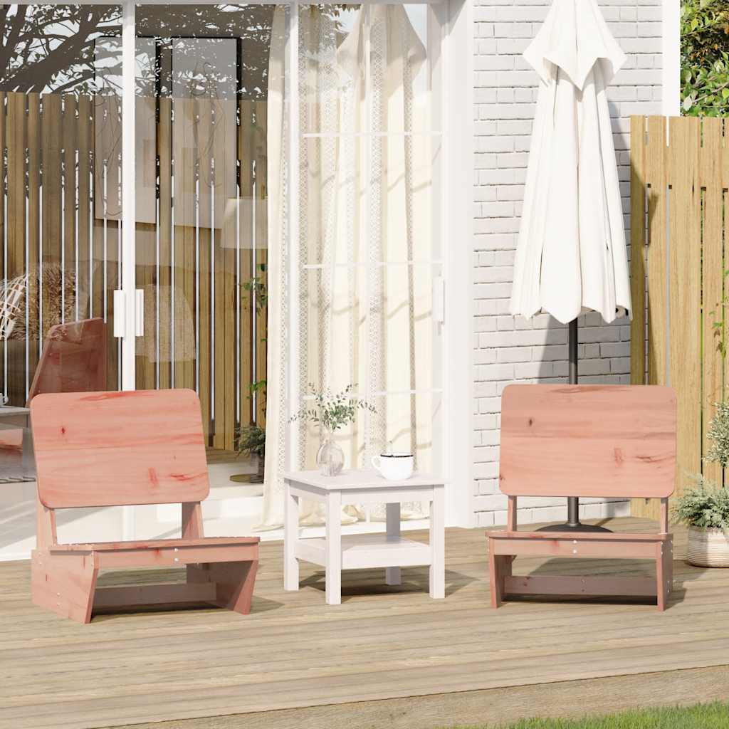 Tuinstoelen 2 st 60x64x70,5 cm massief douglashout is nu te koop bij PeponiXL, paradijselijk wonen!