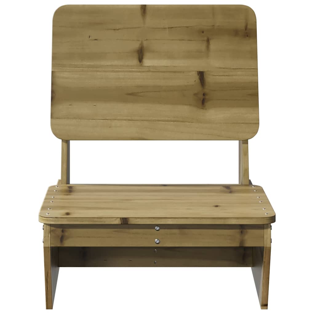Tuinstoelen 2 st 60x64x70,5 cm geïmpregneerd hout is nu te koop bij PeponiXL, paradijselijk wonen!