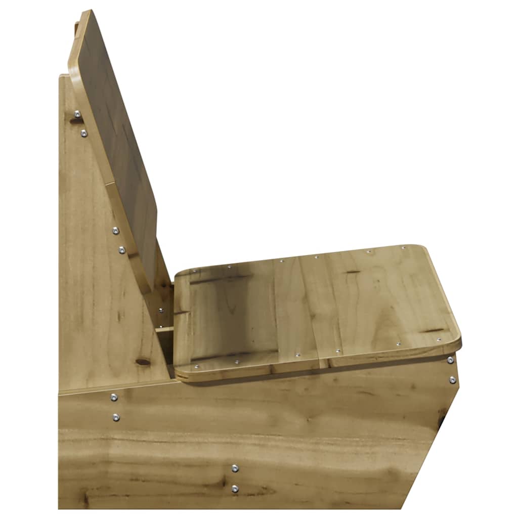 Tuinstoelen 2 st 60x64x70,5 cm geïmpregneerd hout is nu te koop bij PeponiXL, paradijselijk wonen!