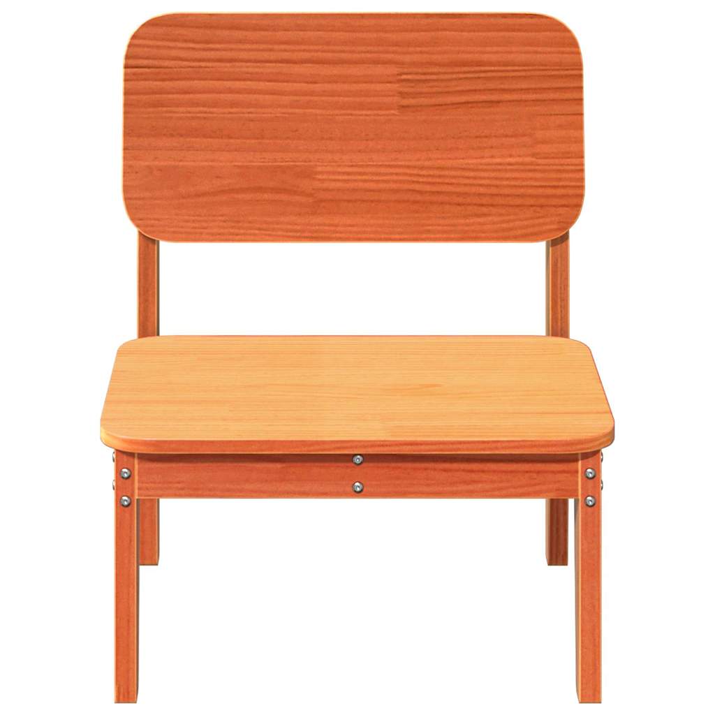 Tuinstoel 60x52,5x72 cm massief grenenhout wasbruin is nu te koop bij PeponiXL, paradijselijk wonen!
