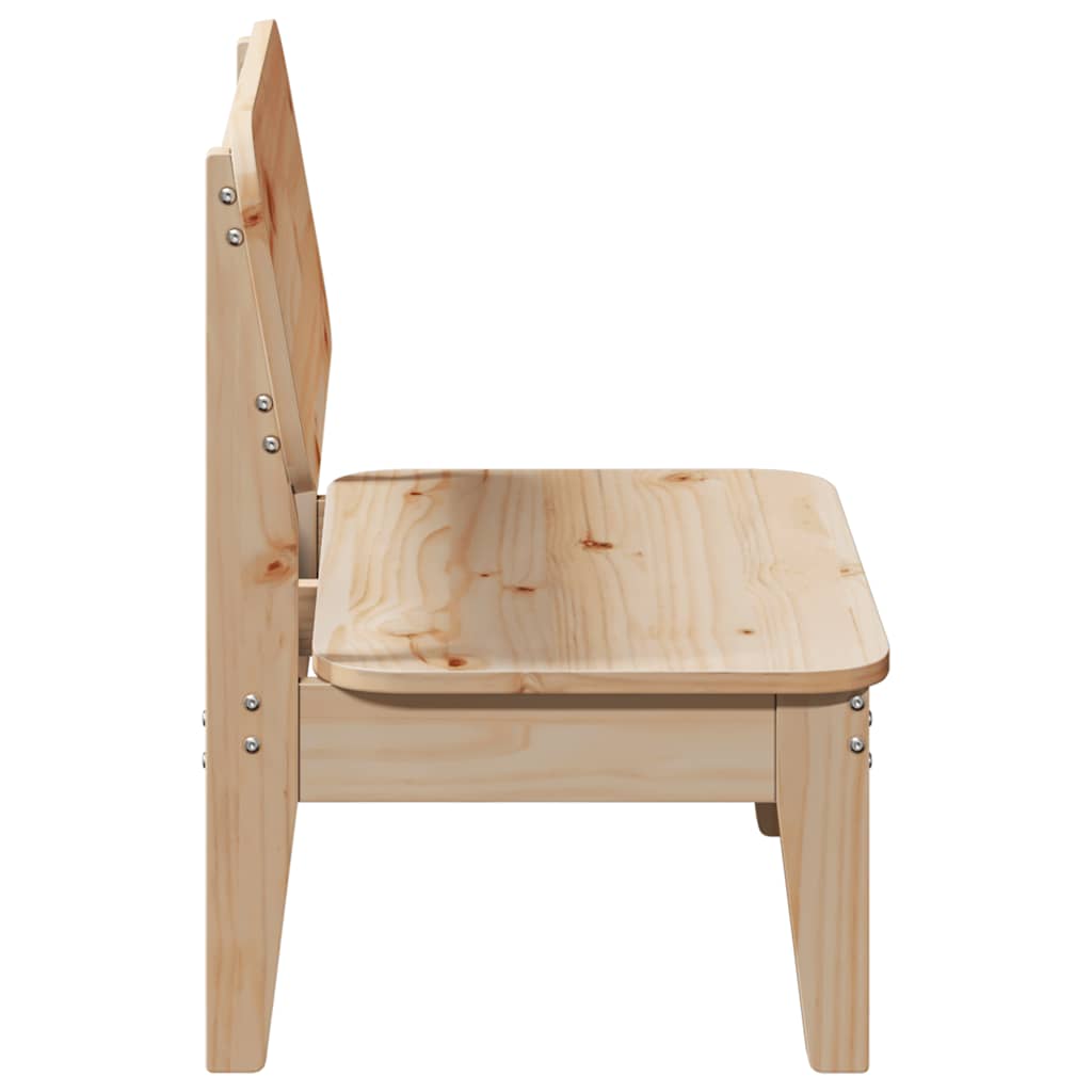 Tuinstoelen 2 st 60x52,5x72 cm massief grenenhout is nu te koop bij PeponiXL, paradijselijk wonen!