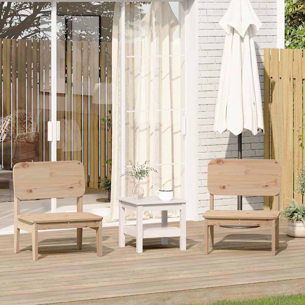 Tuinstoelen 2 st 60x52,5x72 cm massief grenenhout is nu te koop bij PeponiXL, paradijselijk wonen!