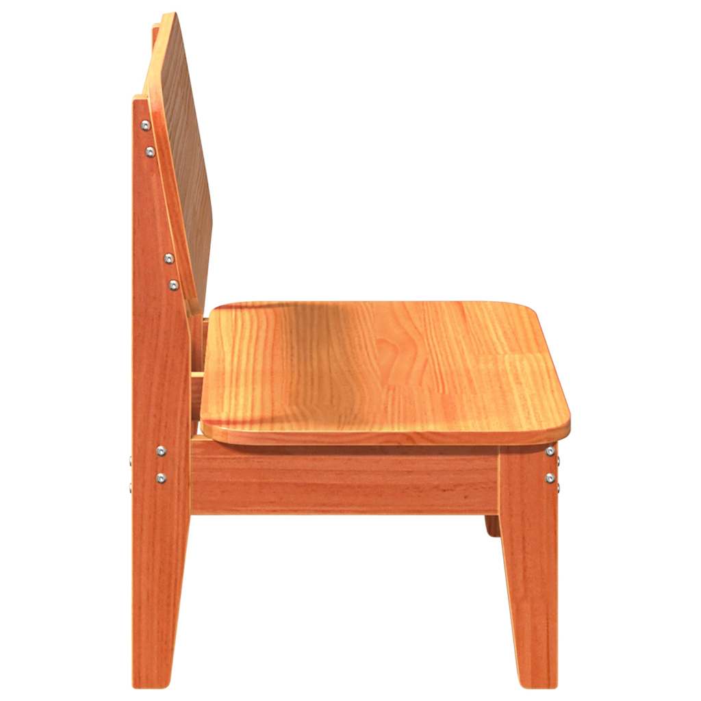 Tuinstoelen 2 st 60x52,5x72 cm massief grenenhout wasbruin is nu te koop bij PeponiXL, paradijselijk wonen!