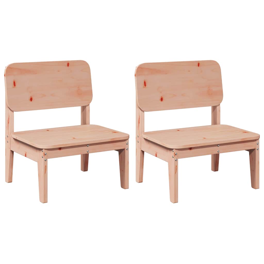 Tuinstoelen 2 st 60x52,5x72 cm massief douglashout is nu te koop bij PeponiXL, paradijselijk wonen!