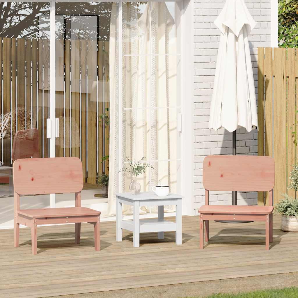 Tuinstoelen 2 st 60x52,5x72 cm massief douglashout is nu te koop bij PeponiXL, paradijselijk wonen!