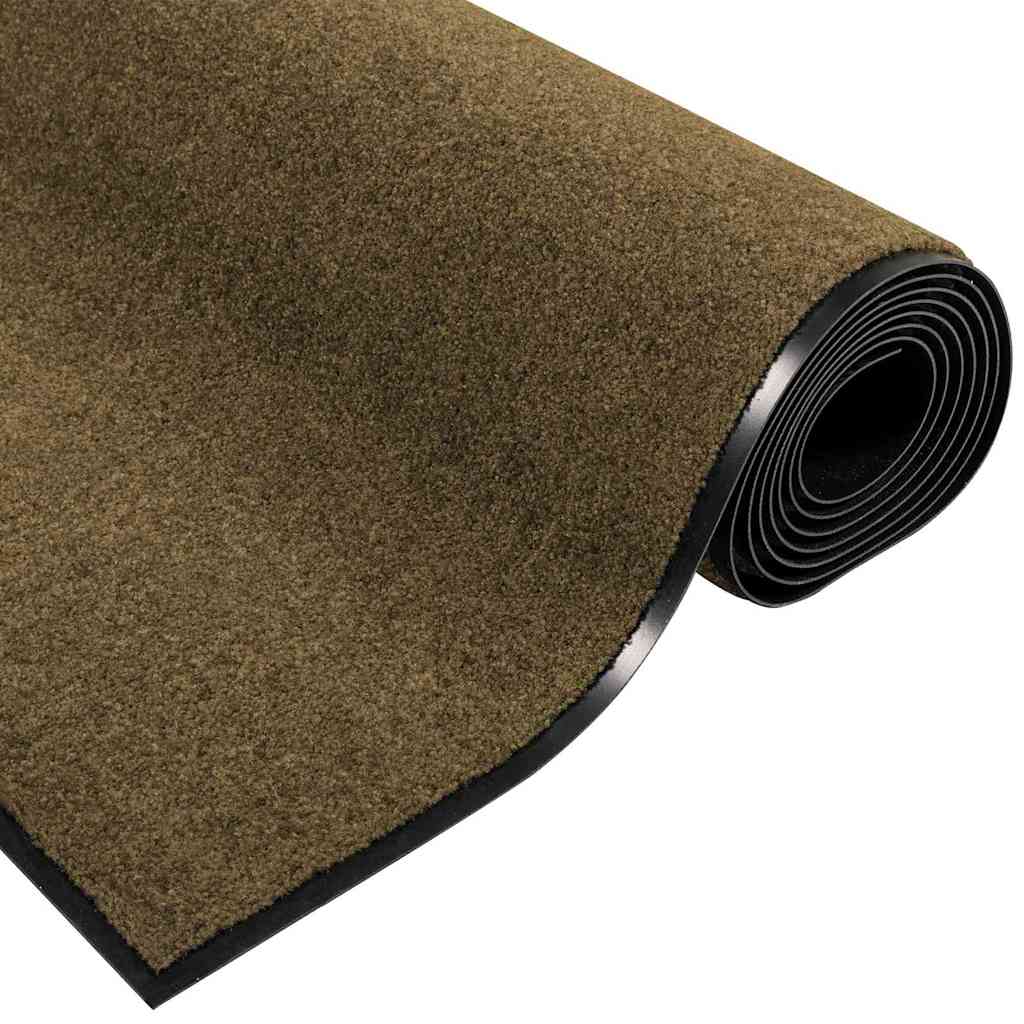 Deurmat Bruin en zwart 120 x 250 cm 100% Polyamide is nu te koop bij PeponiXL, paradijselijk wonen!