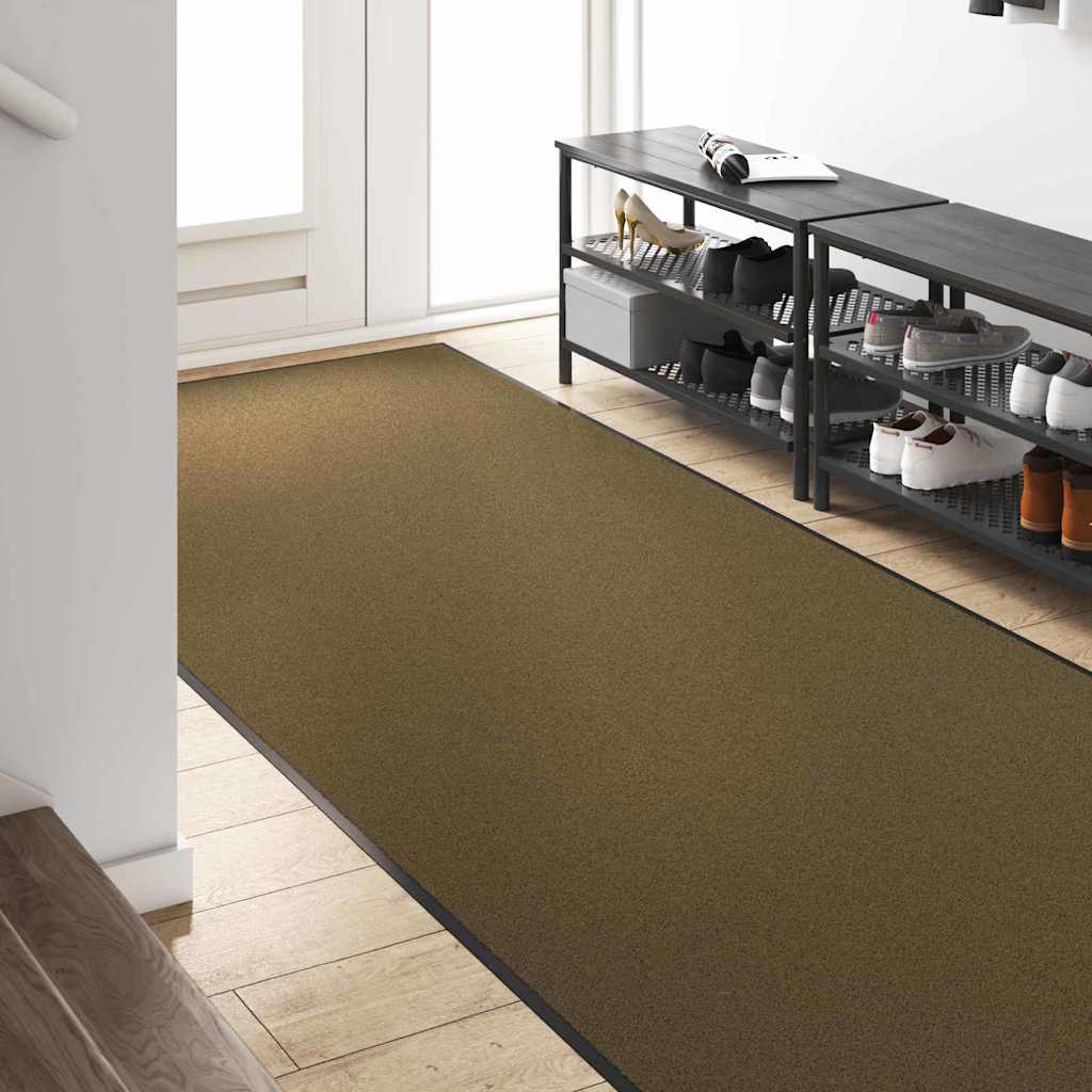 Deurmat Bruin en zwart 120 x 250 cm 100% Polyamide is nu te koop bij PeponiXL, paradijselijk wonen!